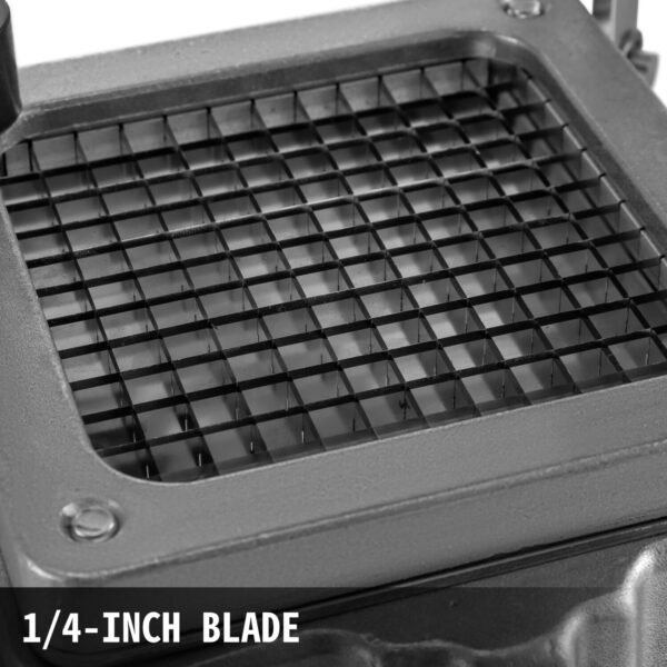 1/4-Inch Stainless Steel Commercial Vegetable Chopper – Manual Machine for Fries, Potato Chips, Onions, Carrots, and Tomatoes - Image 10