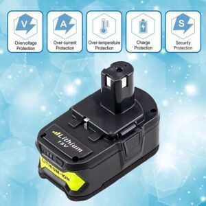 18V 6800mAh High-Capacity Lithium Battery for ONE+ P102 P103 P104 P105 P107 Cordless Power Tools