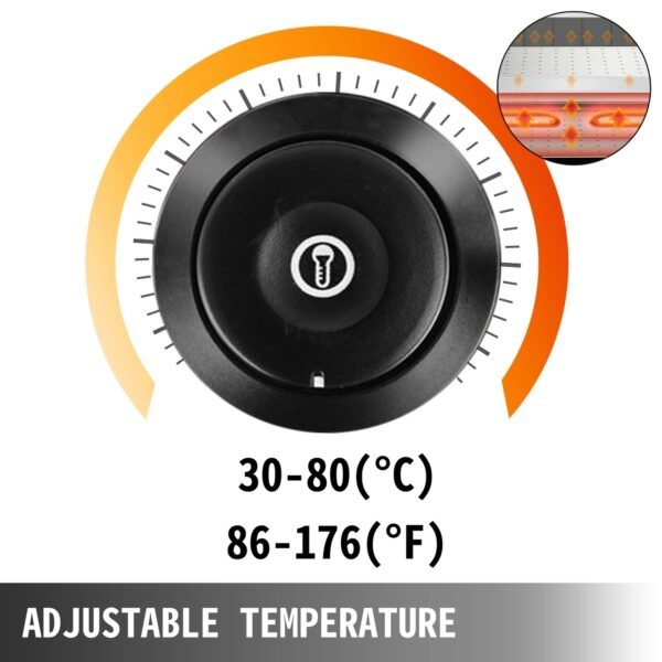 14-Inch Commercial Pastry and Pizza Warmer with Magnetic Door – Food Warmer for Cafes and Restaurants - Image 14
