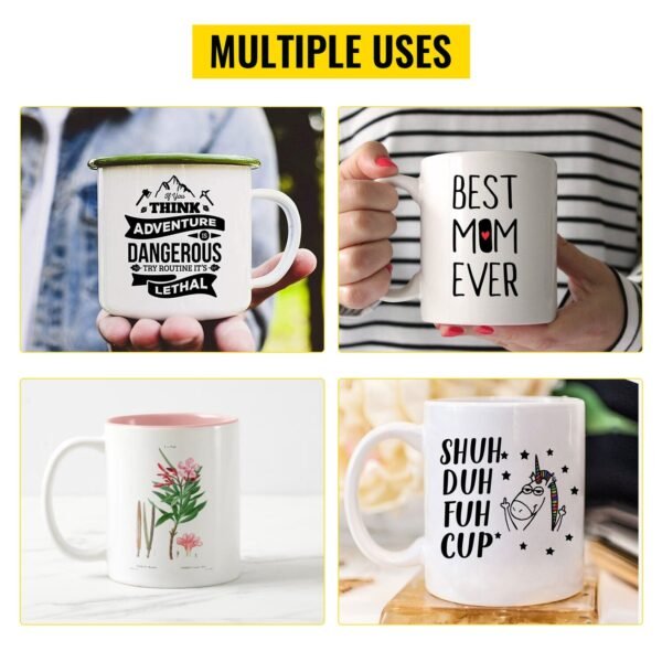 11oz & 20oz Tumbler/Mug Heat Press – Sublimation Transfer Machine for Custom Cup Designs - Image 4