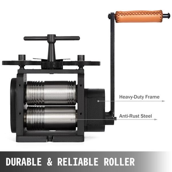 Jewelry Making Roller Pattern Combination Rolling Mill Machine – Versatile Tool for Metal Shaping and Texturing - Image 5