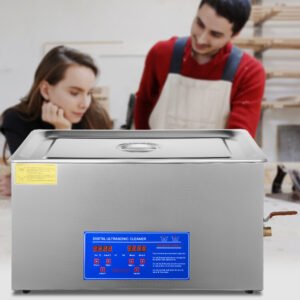 22L Stainless Steel Ultrasonic Cleaner with Digital Display and Powerful Cleaning Performance for Professional and Home Use