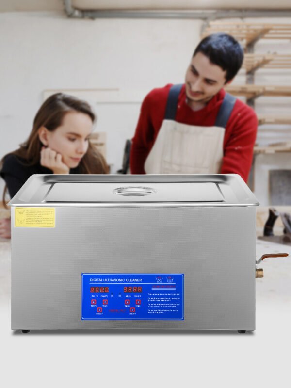 22L Stainless Steel Ultrasonic Cleaner with Digital Display and Powerful Cleaning Performance for Professional and Home Use - Image 3