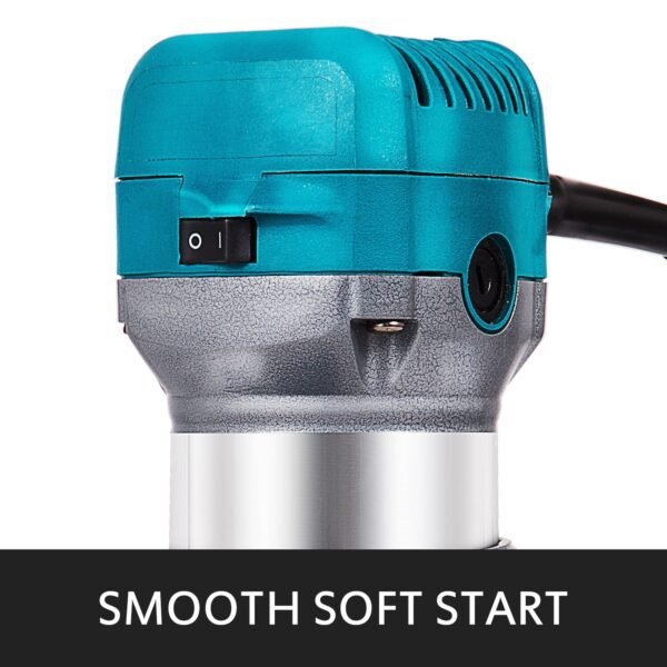 Variable Speed Compact Router Kit, 10,000-30,000 RPM – High-Performance Tool for Precision Woodworking and Shaping - Image 3