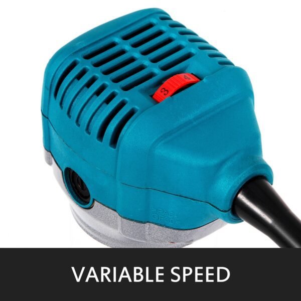 Variable Speed Compact Router Kit, 10,000-30,000 RPM – High-Performance Tool for Precision Woodworking and Shaping - Image 10