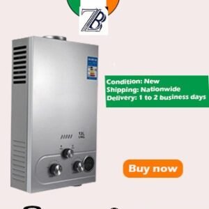 12L Propane Gas Hot Water Heater – Efficient Tankless Water Heater for Instant Hot Water