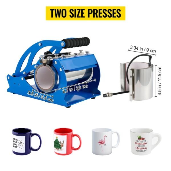 11oz & 20oz Tumbler/Mug Heat Press – Sublimation Transfer Machine for Custom Cup Designs - Image 9