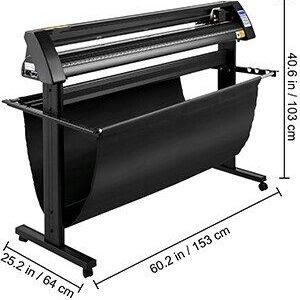 1350mm Vinyl Cutter with LED Guide Light – SignCut Label Maker & Vinyl Plotter for Precision Cutting