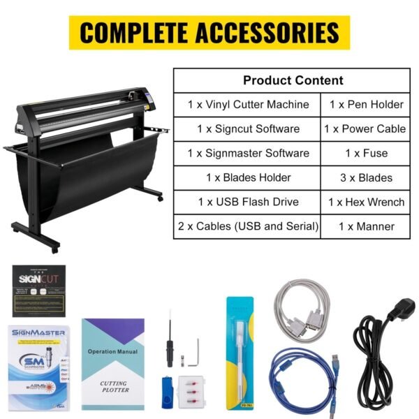 1350mm Vinyl Cutter with LED Guide Light – SignCut Label Maker & Vinyl Plotter for Precision Cutting - Image 9