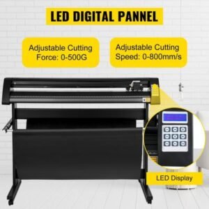 1350mm Vinyl Cutter with LED Guide Light – SignCut Label Maker & Vinyl Plotter for Precision Cutting