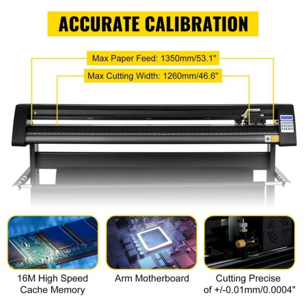 1350mm Vinyl Cutter with LED Guide Light – SignCut Label Maker & Vinyl Plotter for Precision Cutting - Image 7