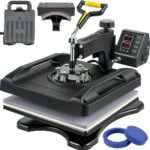 5-in-1 Combo Multifunctional Sublimation Heat Press Equipment – 38 x 38 cm for T-Shirts