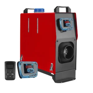 12V Diesel Air Heater with LCD Switch and Remote Control – 1 Air Outlet for RV, Truck, Bus, Car, SUV, and Caravan