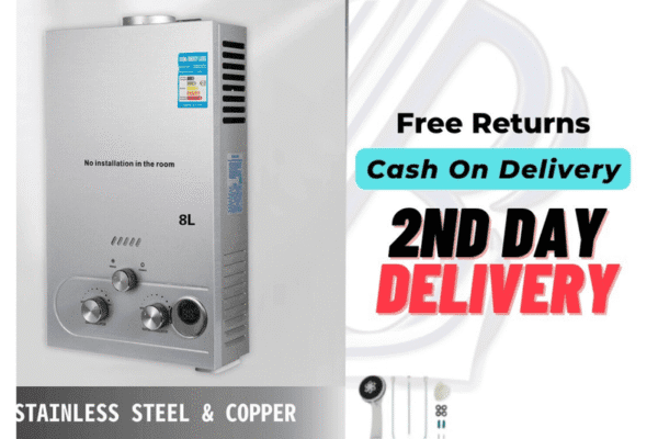 8L LPG Propane Gas Tankless Instant Water Heater - Efficient Hot Water Solution for Home Use with Compact Design - Image 2