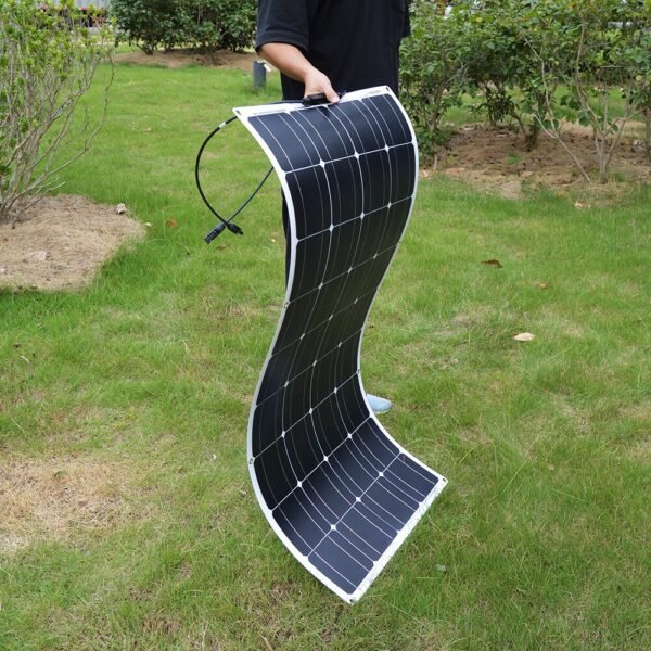 18V 100W-400W Flexible Solar Panel Kit with 12V Battery Charging Controller for RV, Car, Boat, Mobile - Image 3