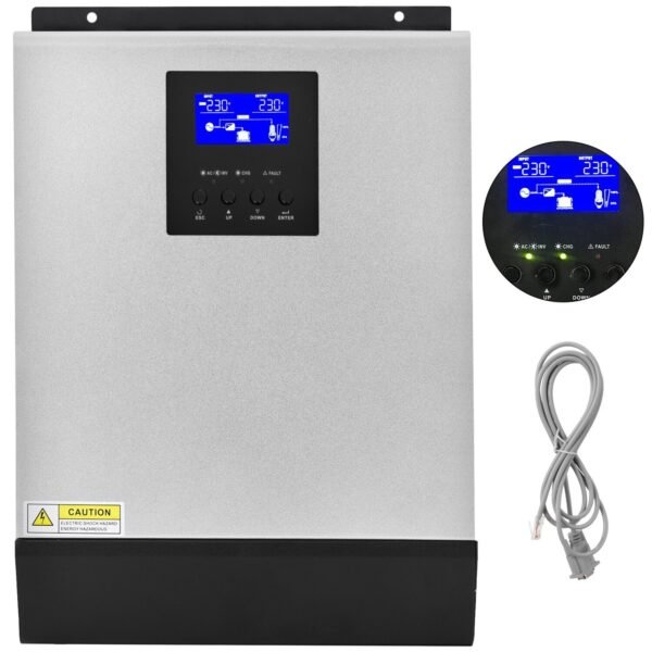 24V Low Frequency Pure Sine Wave MPPT Off-Grid Power Inverter - 230V AC Solar Inverter for Reliable Energy Conversion - Image 6