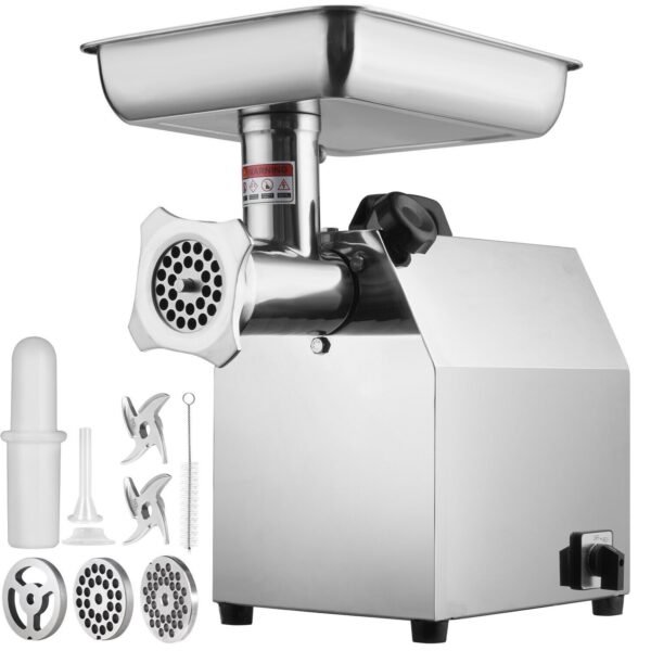 1100W Stainless Steel Electric Meat Grinder Mincer - Heavy-Duty Sausage Maker for Efficient Food Preparation - Image 10