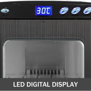 25L Reptile Egg Incubator with Digital Temperature Control - Ideal for Snake, Tortoise, and Lizard Breeding - Herp Nursery Hatch with LED Display, Auto-Turn, and Dual Ventilation for Reliable Hatching