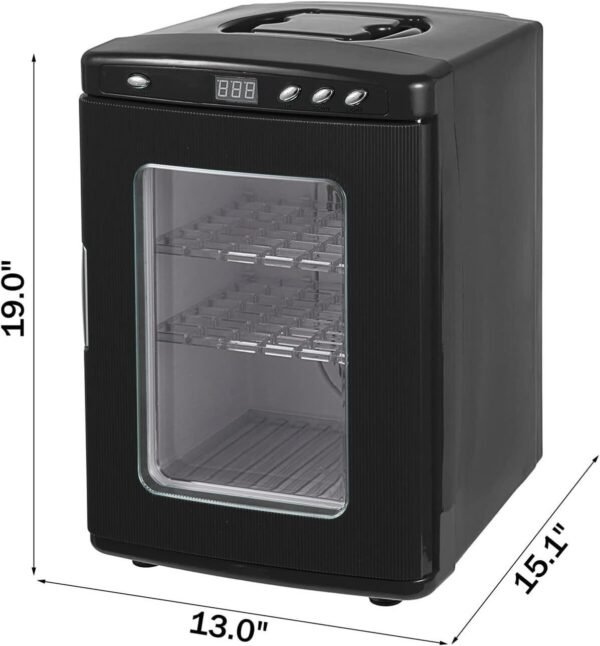 25L Reptile Egg Incubator with Digital Temperature Control - Ideal for Snake, Tortoise, and Lizard Breeding - Herp Nursery Hatch with LED Display, Auto-Turn, and Dual Ventilation for Reliable Hatching - Image 8