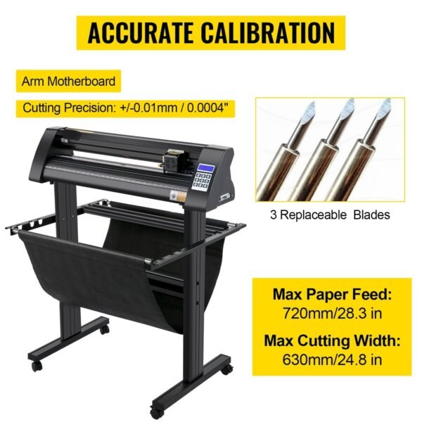 Vinyl Cutting Plotter with Signmaster Software and Floor Stand - Precision Calibration Cutting Machine for Paper, Vinyl, and Sign Making - Image 2