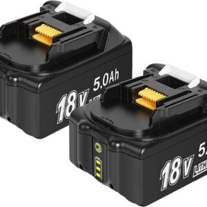 18V 7.0Ah Li-Ion Replacement Batteries for Makita BL1860B, BL1830, BL1820, BL1815, LXT-400 Series (2-Pack) – Compatible with LED Tools