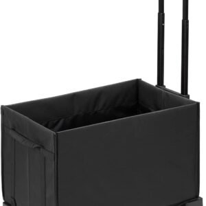 2-in-1 Folding Hand Truck with Bag – Portable Heavy-Duty Shopping Cart for Convenient Transport