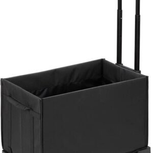 2-in-1 Folding Hand Truck with Bag – Portable Heavy-Duty Shopping Cart for Convenient Transport