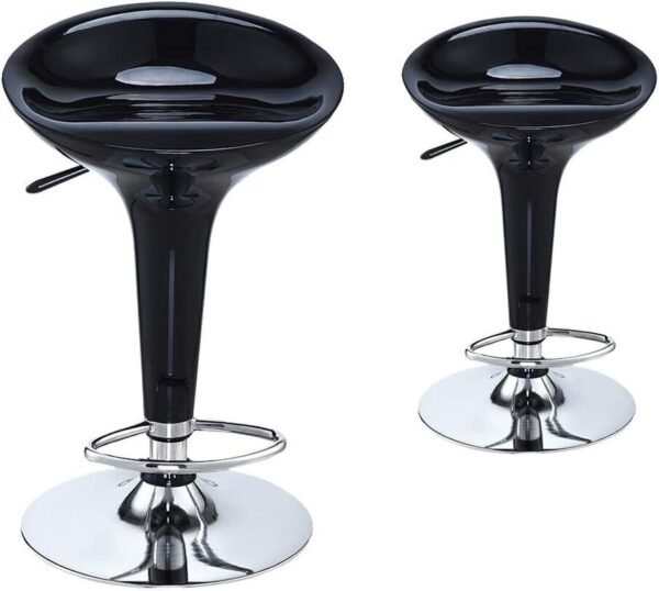 Set of 2 Bar Stools with Gas Lift – Perfect for Kitchen Counters or Home Bars, Great Value - Image 2