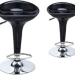 Set of 2 Bar Stools with Gas Lift – Perfect for Kitchen Counters or Home Bars, Great Value