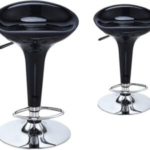 Set of 2 Bar Stools with Gas Lift – Perfect for Kitchen Counters or Home Bars, Great Value