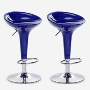 Set of 2 Bar Stools with Gas Lift – Perfect for Kitchen Counters or Home Bars, Great Value