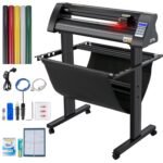 Vinyl Cutting Plotter with Signmaster Software and Floor Stand - Precision Calibration Cutting Machine for Paper, Vinyl, and Sign Making