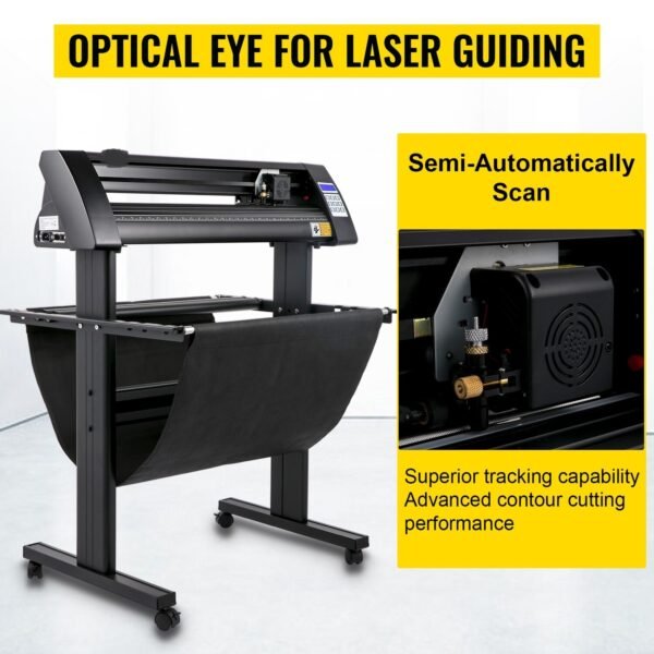 Vinyl Cutting Plotter with Signmaster Software and Floor Stand - Precision Calibration Cutting Machine for Paper, Vinyl, and Sign Making - Image 3