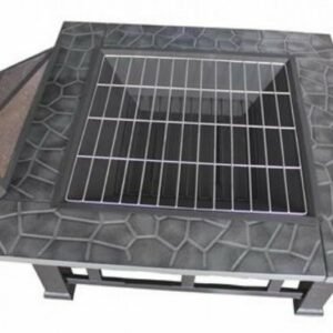 Metal Garden Fire pit Stove Brazier Outdoor BBQ Grill