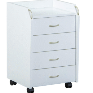 Drawer Unit Inter Link Roll Container â€“ Storage with Plastic Rollers and Silver Handles for Easy Organization and Mobility