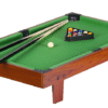 Children's Wooden Portable Pool Table for Kids, Folding Pool Table, Compact Design for Indoor/Outdoor Fun
