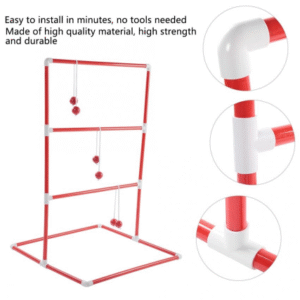 Outdoor Ladder Ball Game Set For Camping Weddings and Training Aids