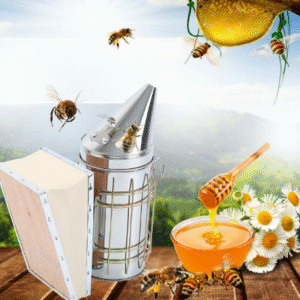 Manual Stainless Steel Smoker, Beekeeping