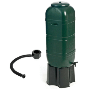 Garden Water Butt Set with Tap and Diverter for Rainwater Collection