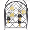 Decorative Iron Wine Rack for Home, Kitchen, and CafÃ© â€“ Stylish Houseware Display for Wine Bottles