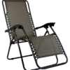 Foldable Multi-Position Reclining Garden Chair Set of 2 with Adjustable Backrest and Padded Comfort