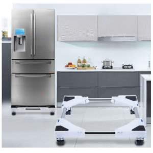 Movable Appliance Base With 4Ã—2 Swivel Wheels