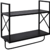 Mountable Wall Shelf With Bottom Hanger