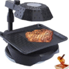 Indoor Electric Barbecue Grill BBQ Pan for Smokeless Cooking and Indoor Entertaining