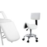 Powder-coated Metal Home Beauty, Salon Balance Massage Bed & Saddle Salon Stool