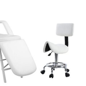Powder-coated Metal Home Beauty, Salon Balance Massage Bed & Saddle Salon Stool