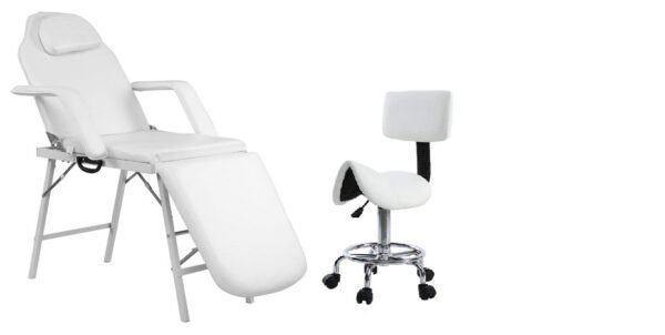 Powder-coated Metal Home Beauty, Salon Balance Massage Bed & Saddle Salon Stool