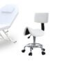 Foldable Home Beauty Salon Massage Bed Table with Headrest Support, Portable Massage Table with Carry Bag and Saddle Salon Stool