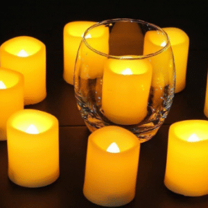 Flameless Flickering LED Candles Battery Operated with Remote Control â€“ Perfect Christmas Decorations and Holiday Ambiance