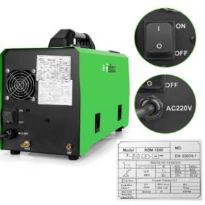 Gas and Gasless 4-in-1 MIG TIG Stick Welder Welding Machine with Dual Voltage and Multi-Function Capability